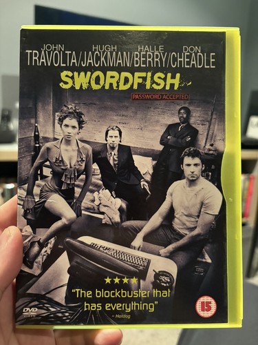 Swordfish dvd john travolta - swordfish,