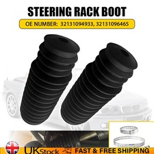 2X Front Steering Rack Boot