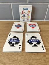 Vintage 1990's Tetley Tea Bags  Playing Cards Featuring The Tetley Tea Folk 
