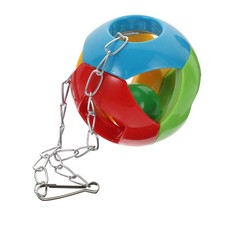  Bird Toys for Parrots Colorful Chewing Hanging Plaything Standing Ball