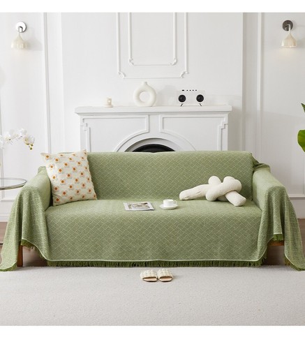 Extra large cotton fringed - large,