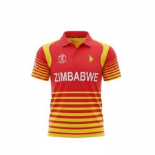 Zimbabwe Cricket 2019 ODI World Cup Jersey Premium Fabric Replica