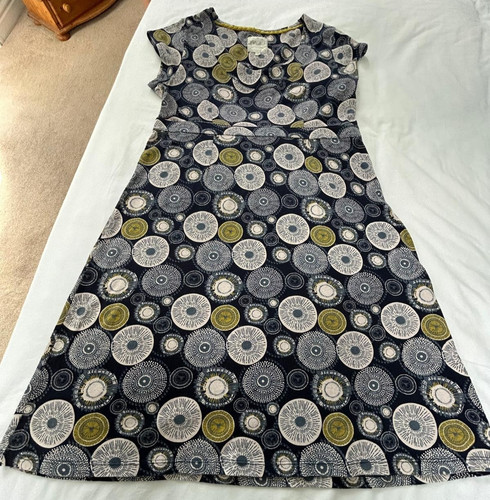 Mistral blue patterned dress - blue,