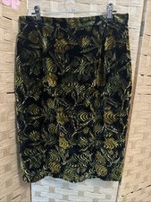 Vintage 80s Velvet Skirt By