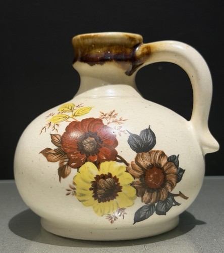Vintage 1970s ceramic - ceramic, floral