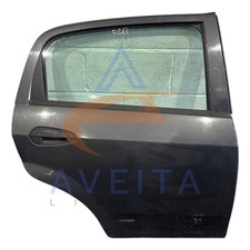 Fiat Grande Punto 06-08 Grey Door Rear Right Drivers Side 51888069