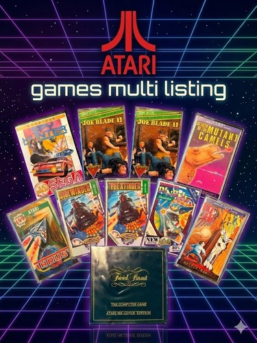 Atari cassette games - atari,