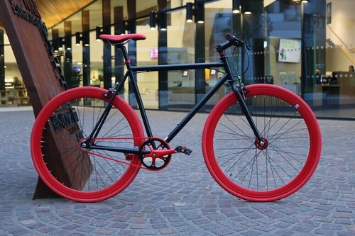 New black red single - black/red, speed