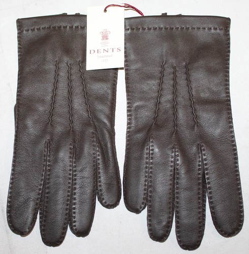 Brown dents kingston - brown, handsewn