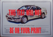 Rover 220 Turbo Coupe Poster