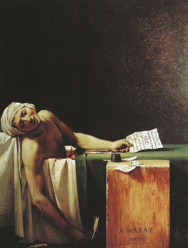 Postcard jacques louis david - jacques-louis,