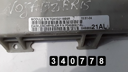 2003 chrysler voyager ecu - 2003,