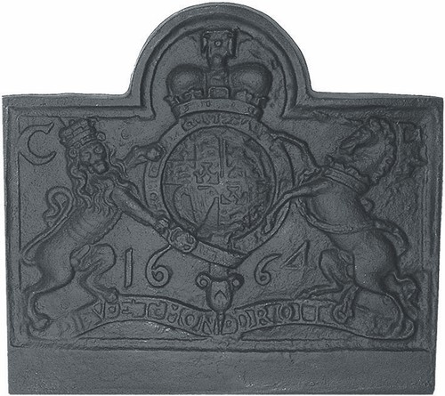 Lion unicorn cast - cast, iron
