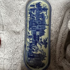 Victoria Ware Blue Sandwich Tray Plate