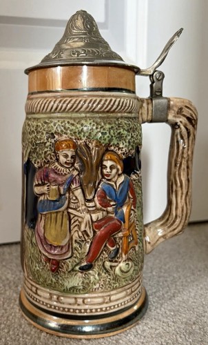 Vintage german relief beer - vintage,