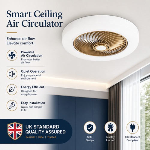 Large ceiling fan with - ceiling,