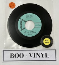 B.J. Thomas - Never Tell 7” Vinyl Record Rock N Roll Ex Condition