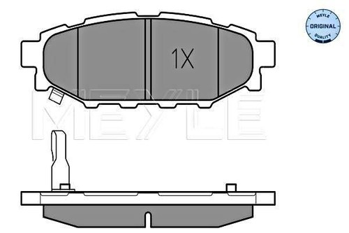 Meyle rear disc brake pad - meyle,