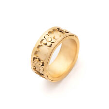 Kinekt Design - Spinning Flower Ring -  "Rachel Ring" - GOLD - Brand New