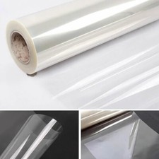 EZ Tear Clear Gloss Transparent Sticky Back Self Adhesive Vinyl Film Roll Sheet