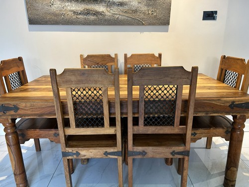 Moroccan style solid teak - style, wood
