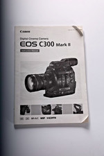 Canon EOS C300 Mark II Original Instruction Manual