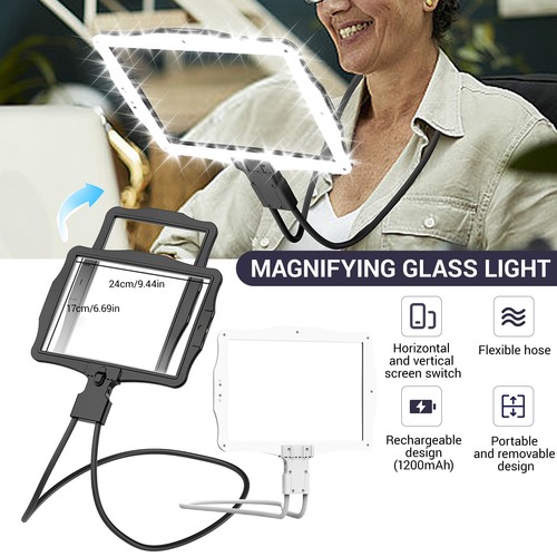 Rectangular 10x magnifying - 10x,