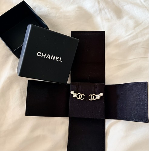 Chanel climber earrings - climber, gold