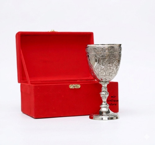 Handcrafted brass goblet - handcrafted,