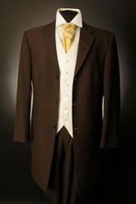 Mens Brown Wedding Evening Formal Jacket *CLEARANCE BARGAIN*
