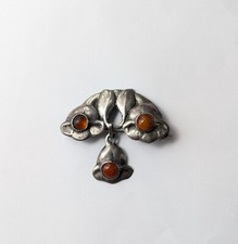 Art Nouveau Skonvirke Brooch