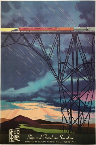 Vintage soo line - soo, railway