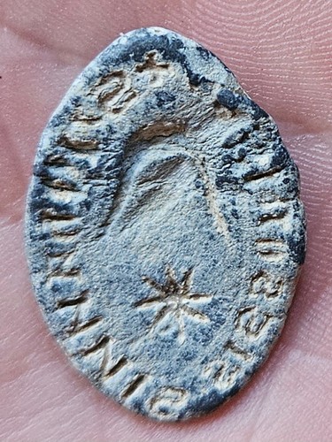 Medieval lead seal - medieval,