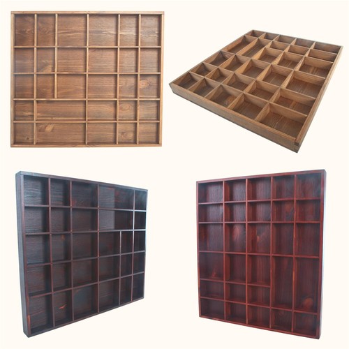 Wooden display cabinet wall - wooden,