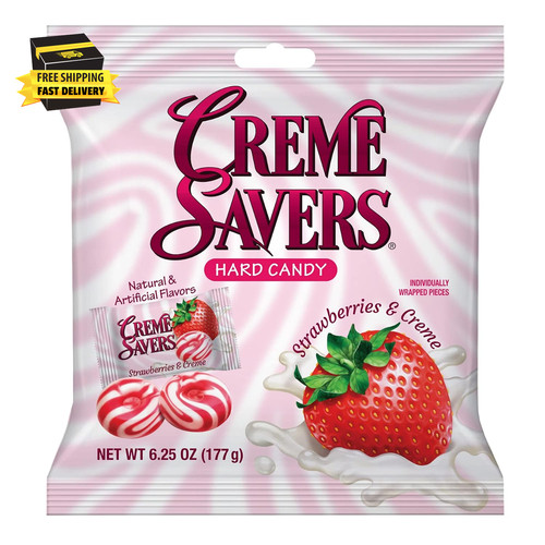 Creme savers strawberries and - creme,