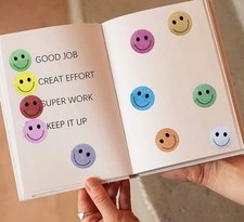 Smiley Face Colourful  - Round