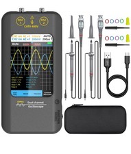 Handheld   2CH 50MHz Waveform Generator 3.98'' Touch Screen USB 2in1