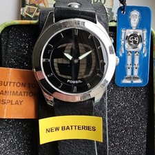 Fossil BIG TIC Counting Seconds JR-8122 Mens Watch - new batteries