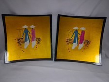 *VINTAGE LACQUERWARE *  Curved