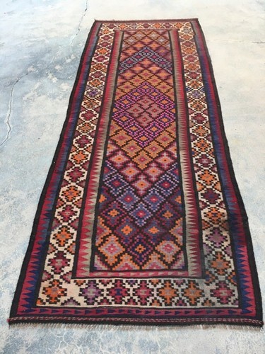4x9 vintage turkish kilim - vintage,