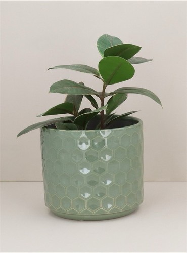 Stoneware pot cover - pot,