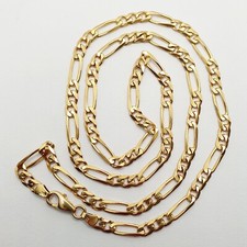 9ct Figaro Chain 4.23mm 22"