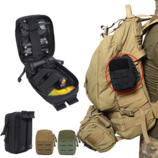 Tactical Military Molle Medical Bags Waist Fanny Pack EDC Storage Pouch Outdoor