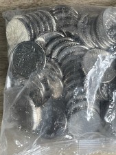 Full Bag 100 X Brand New Uncirculated 2023 King Charles Oak Leaves 5p Coins