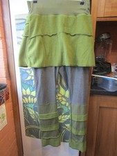 Green Pixie psy leggings and skirt woodland