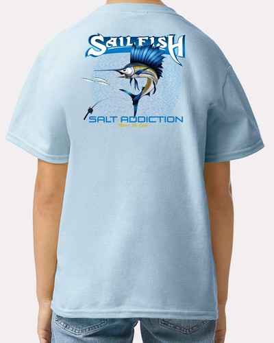 Salt addiction fishing shirt - addiction,