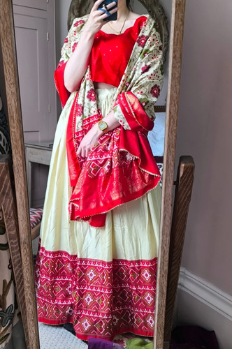 Lehenga choli set boho indian - set,