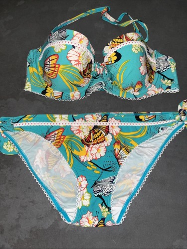 Ladies turquoise butterfly - turquoise,