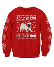Bah Hum Pug Kids Fun Festive