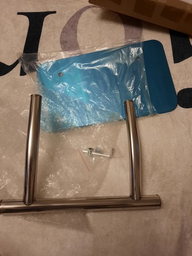 Stainless steel footrest - stainless,